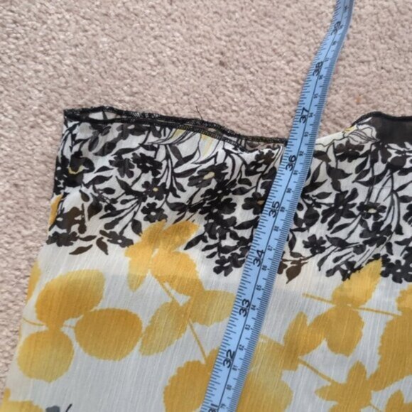 Vintage Y2K 2000s Floral Coquette Cottage Prairie Fairy Chiffon Mini Dress 6 - Picture 5 of 6
